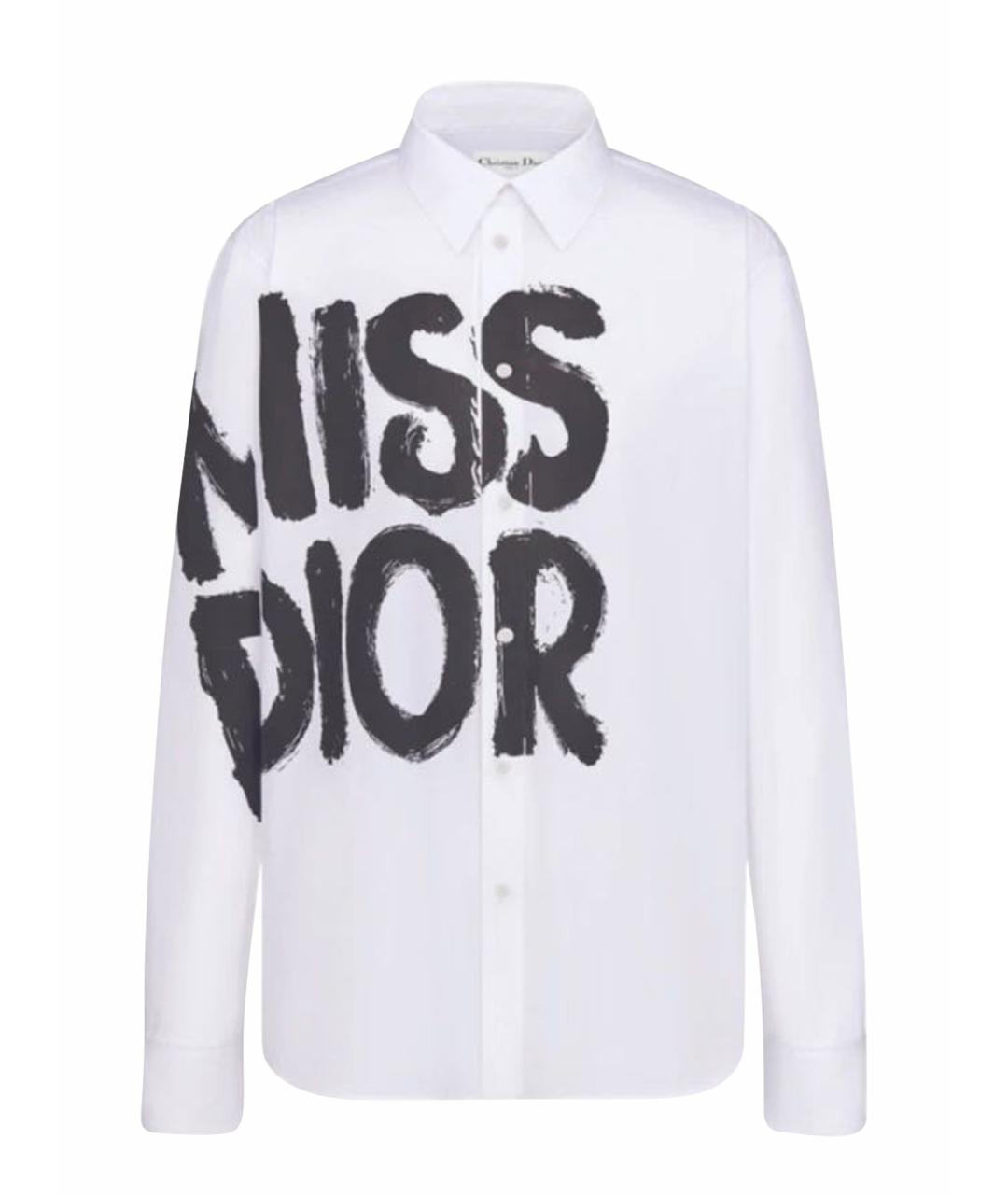 CHRISTIAN DIOR Белая хлопковая рубашка, фото 1