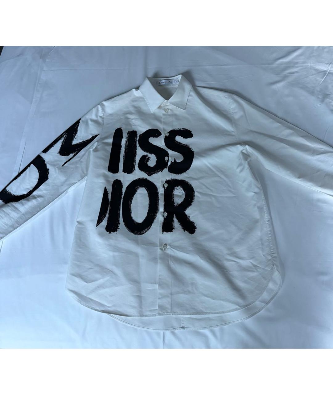 CHRISTIAN DIOR Белая хлопковая рубашка, фото 6