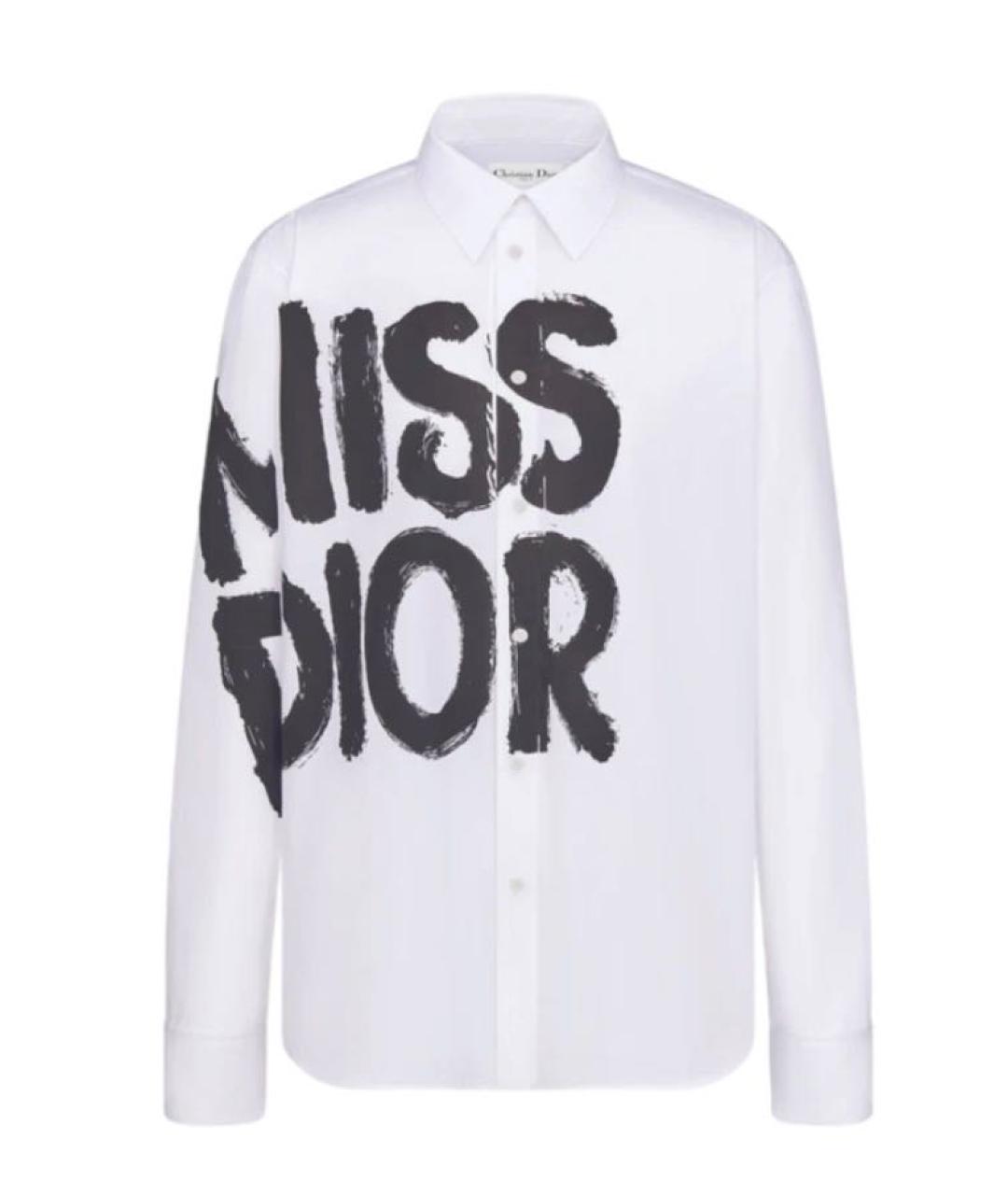 CHRISTIAN DIOR Белая хлопковая рубашка, фото 9