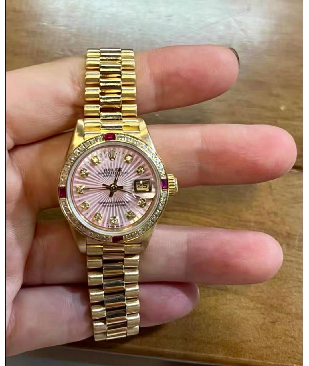 ROLEX Золотые часы из желтого золота, фото 2