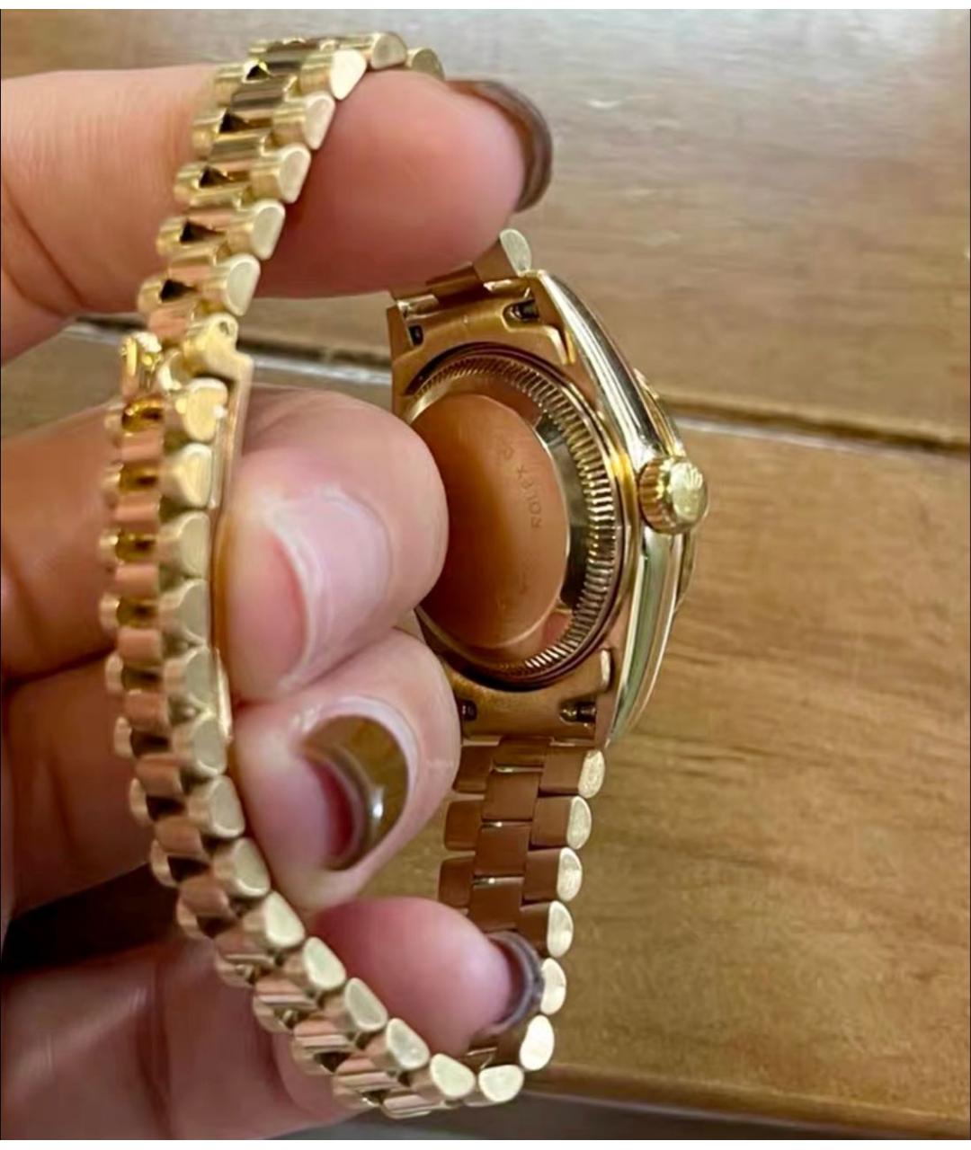 ROLEX Золотые часы из желтого золота, фото 4