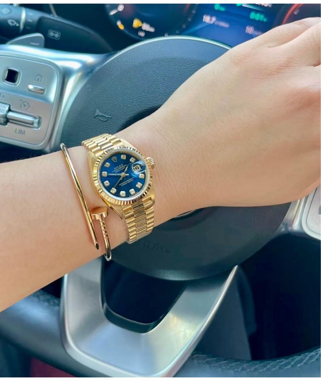 ROLEX Золотые часы из желтого золота, фото 5