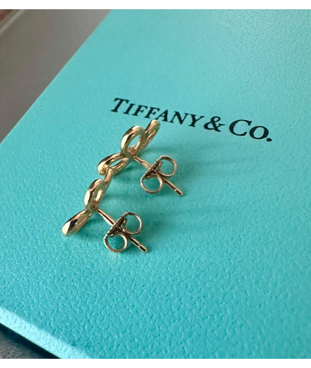 TIFFANY&CO Золотые серьги из желтого золота, фото 2