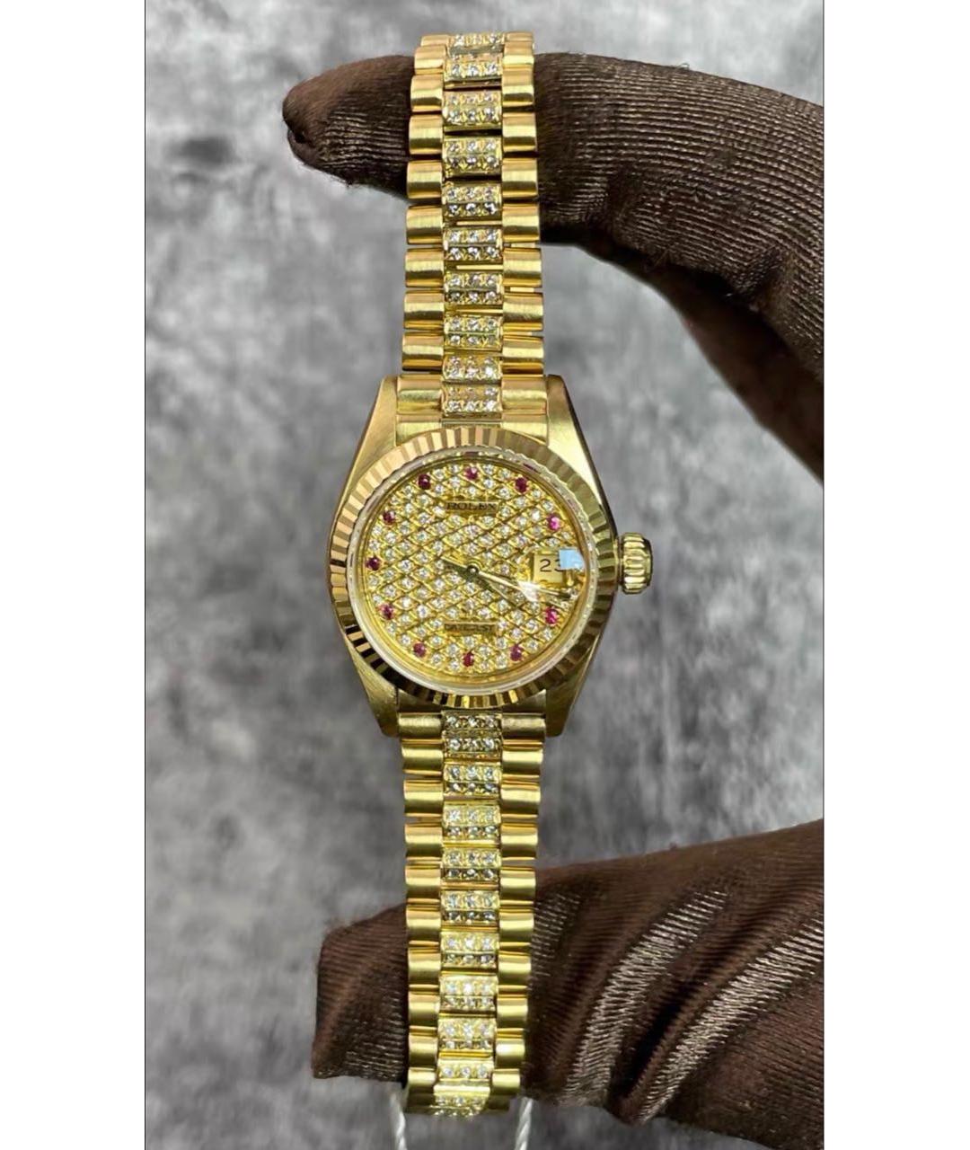 ROLEX Золотые часы из желтого золота, фото 2