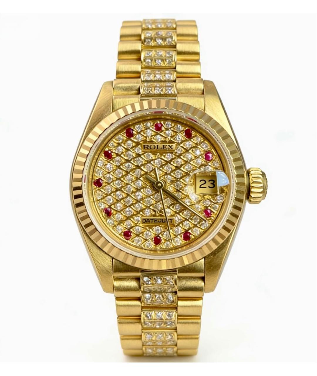 ROLEX Золотые часы из желтого золота, фото 6