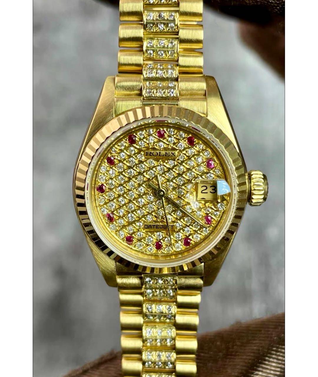 ROLEX Золотые часы из желтого золота, фото 5