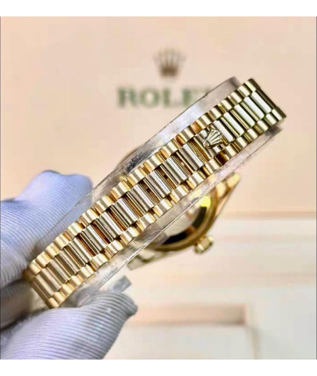 ROLEX Золотые часы из желтого золота, фото 4