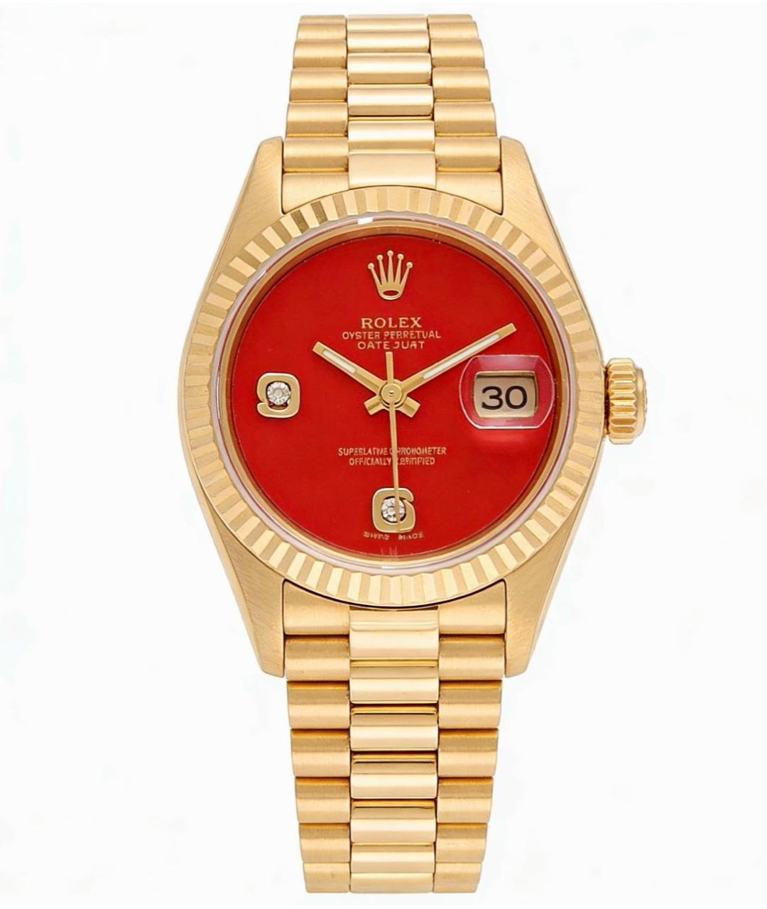 ROLEX Золотые часы из желтого золота, фото 6