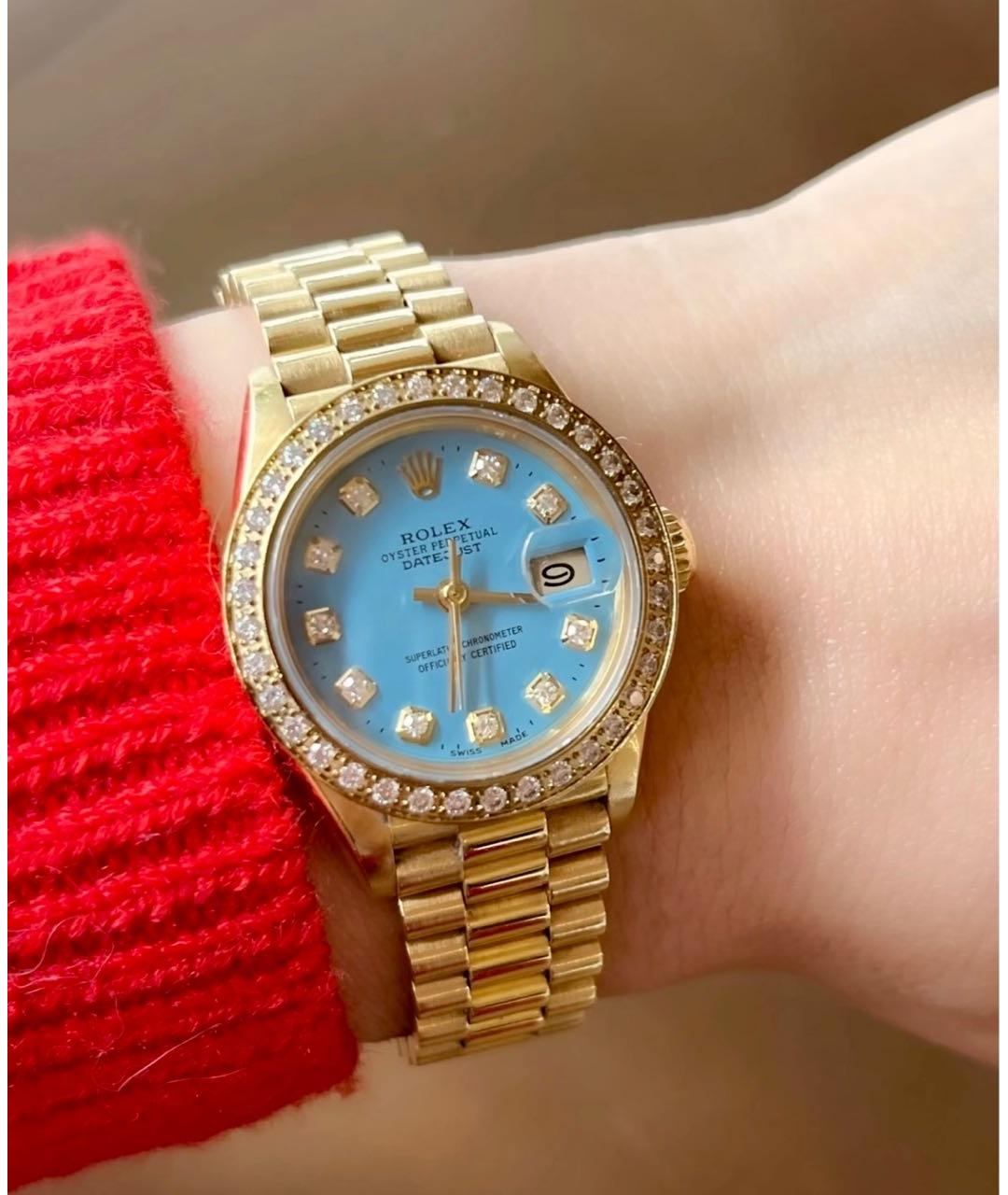 ROLEX Золотые часы из желтого золота, фото 2