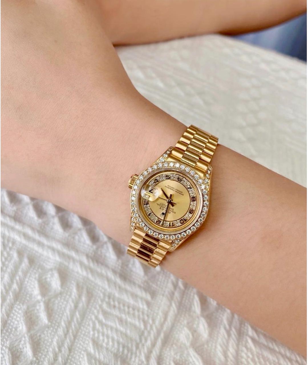 ROLEX Золотые часы из желтого золота, фото 3