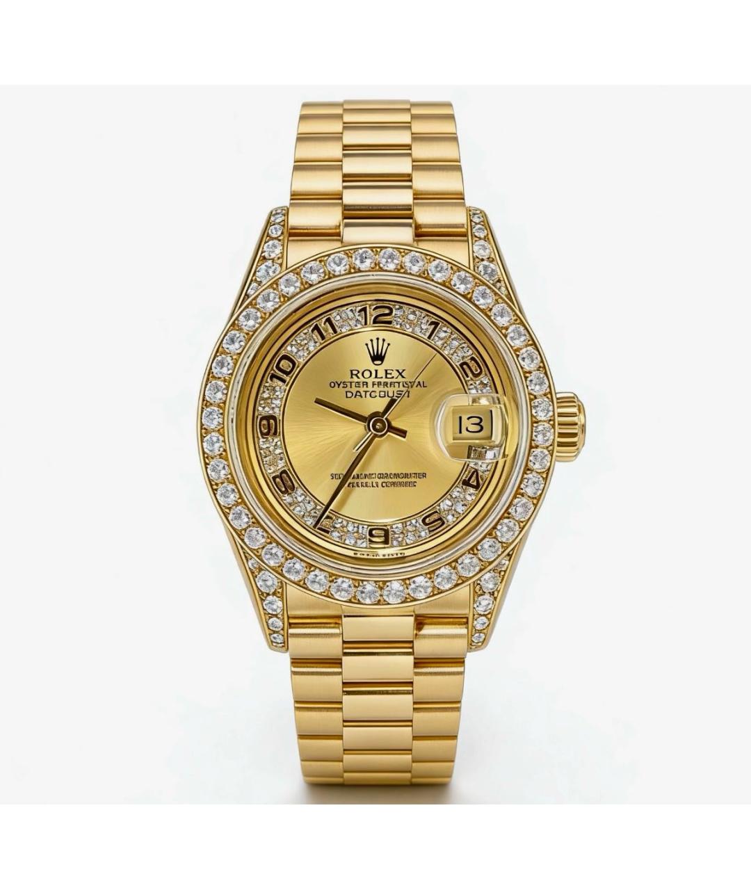 ROLEX Золотые часы из желтого золота, фото 5