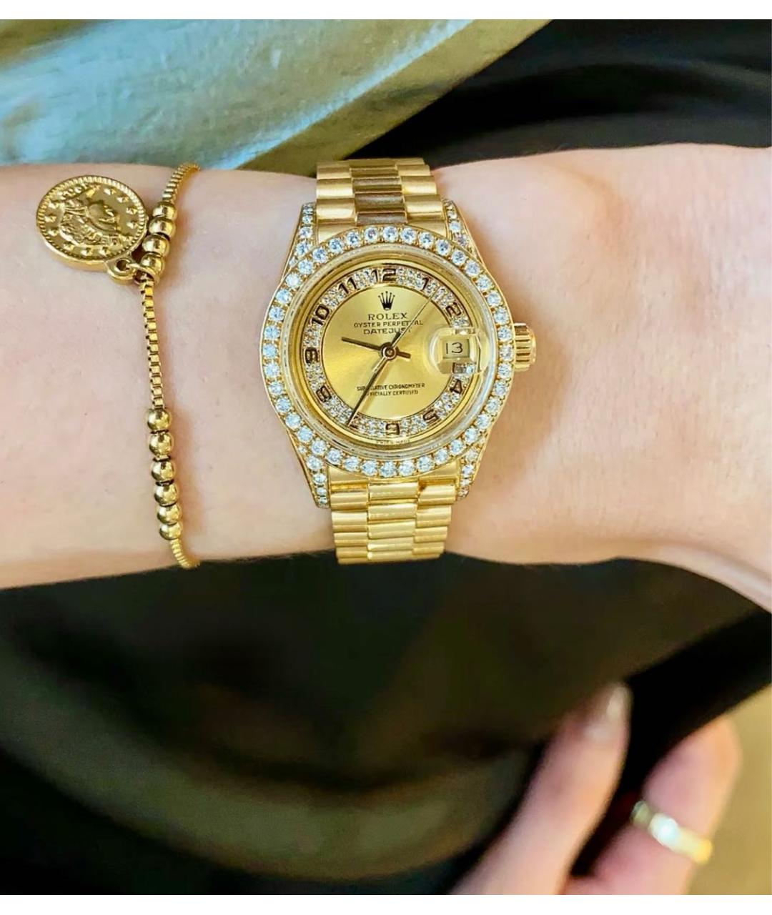 ROLEX Золотые часы из желтого золота, фото 2