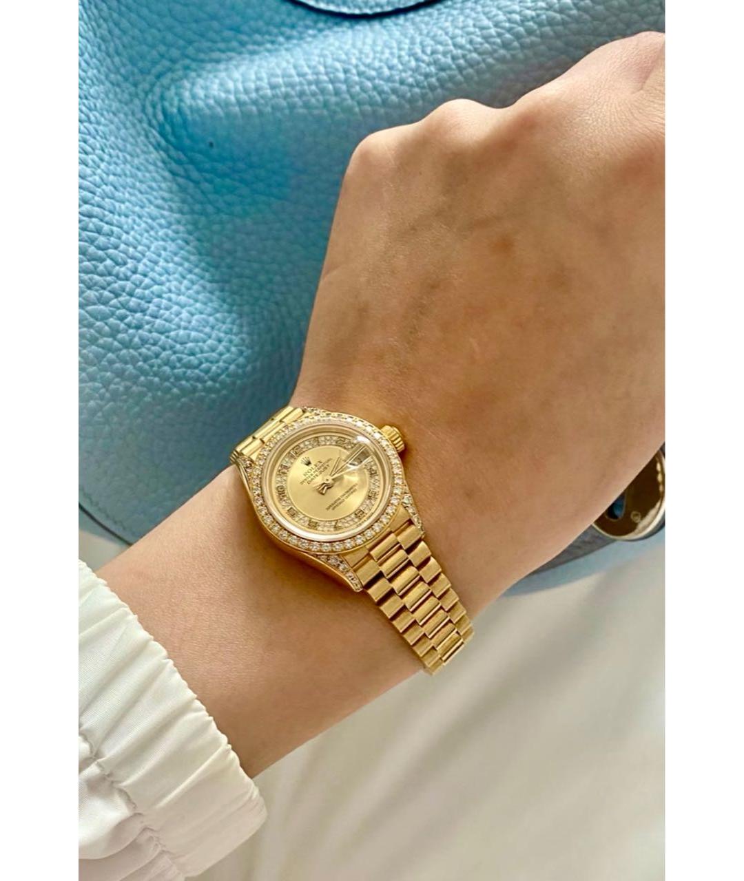 ROLEX Золотые часы из желтого золота, фото 4