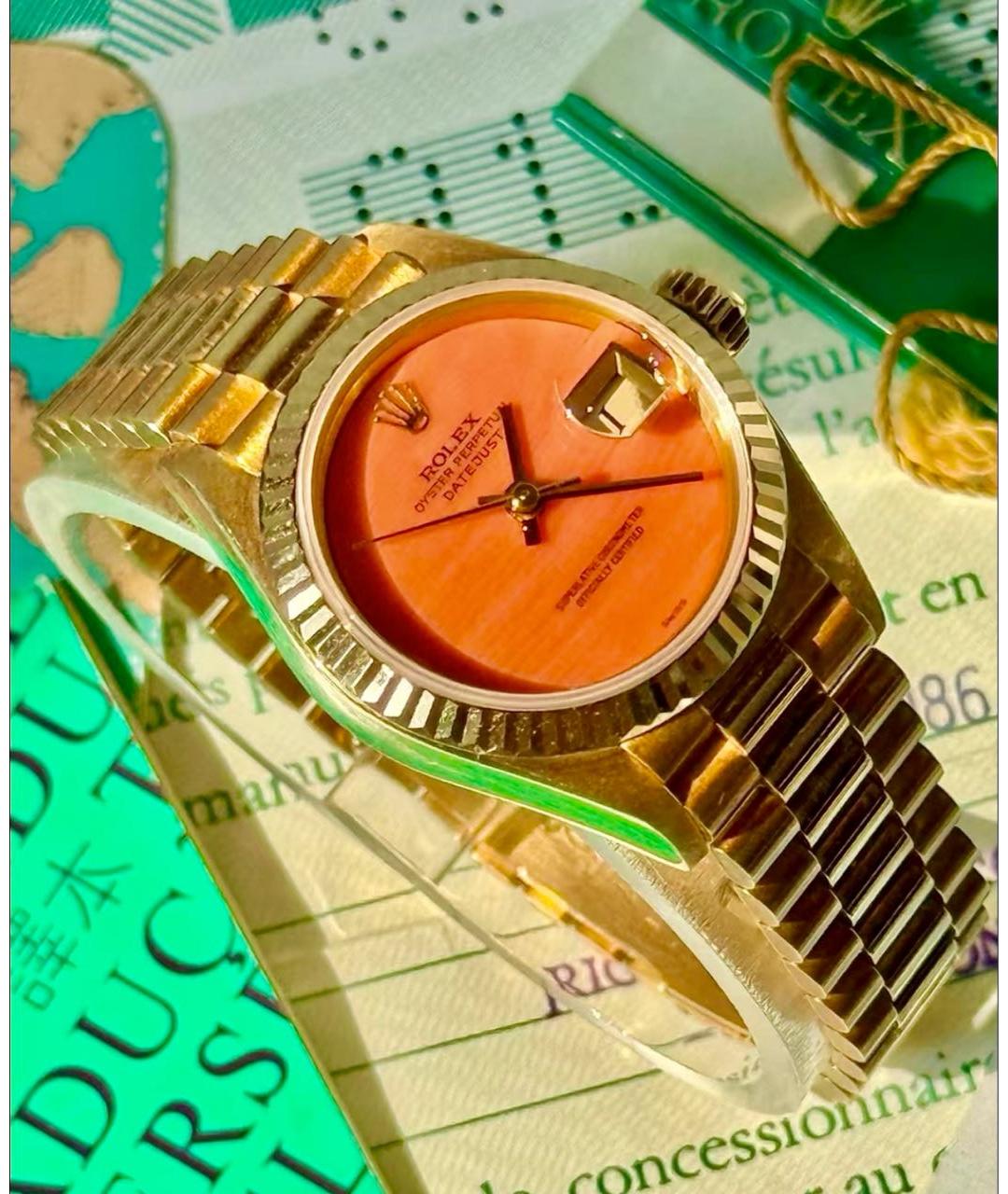 ROLEX Золотые часы из желтого золота, фото 4