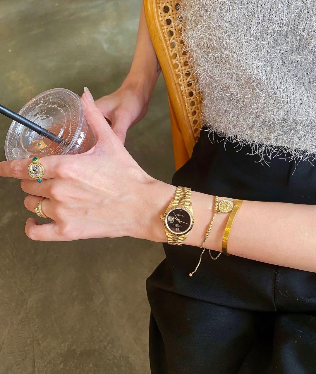 ROLEX Золотые часы из желтого золота, фото 3