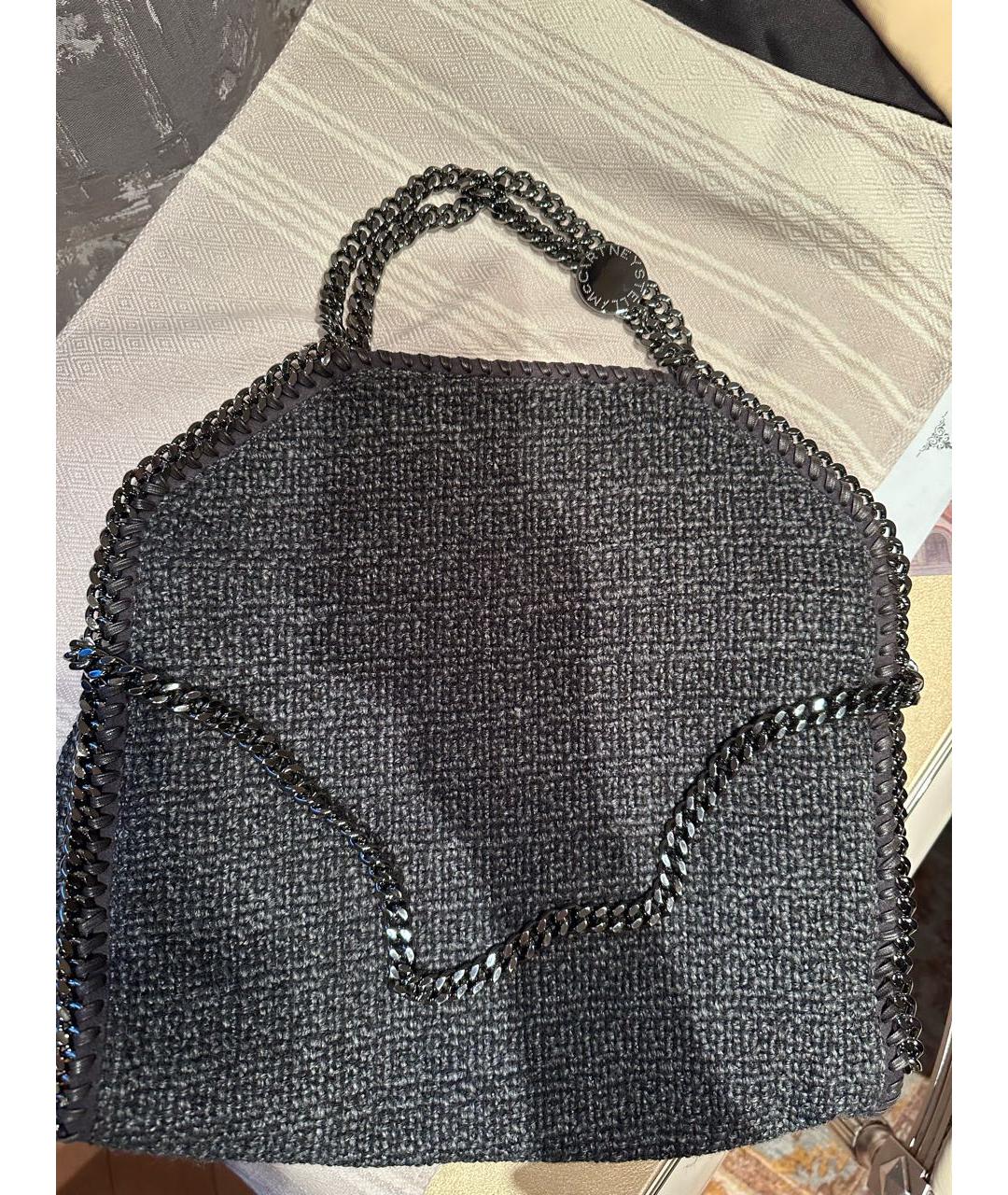 STELLA MCCARTNEY Антрацитовая сумка через плечо, фото 3