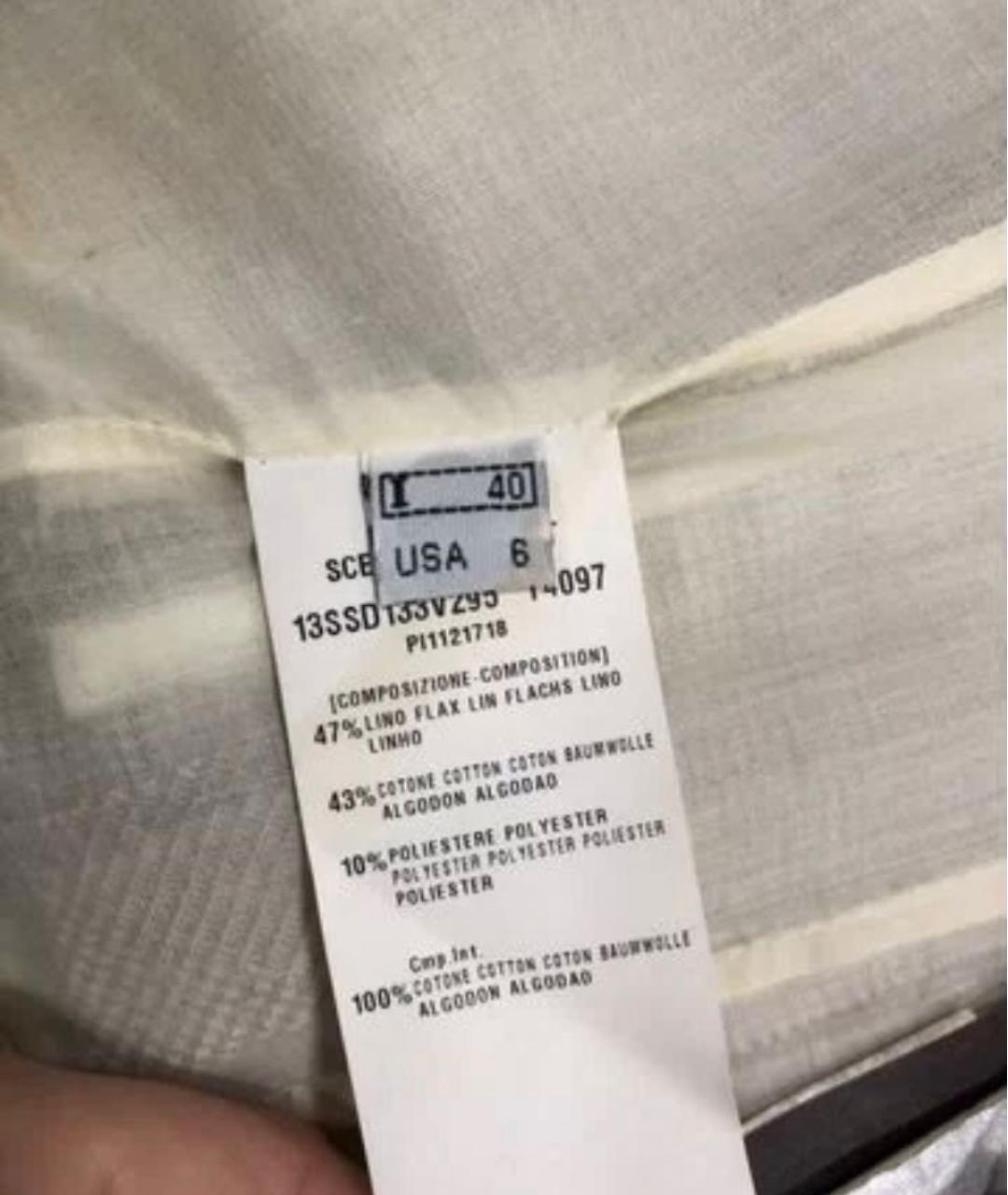 ERMANNO SCERVINO Бежевое льняное коктейльное платье, фото 7