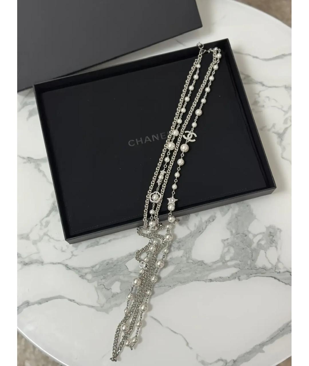 CHANEL Серебряное колье, фото 2