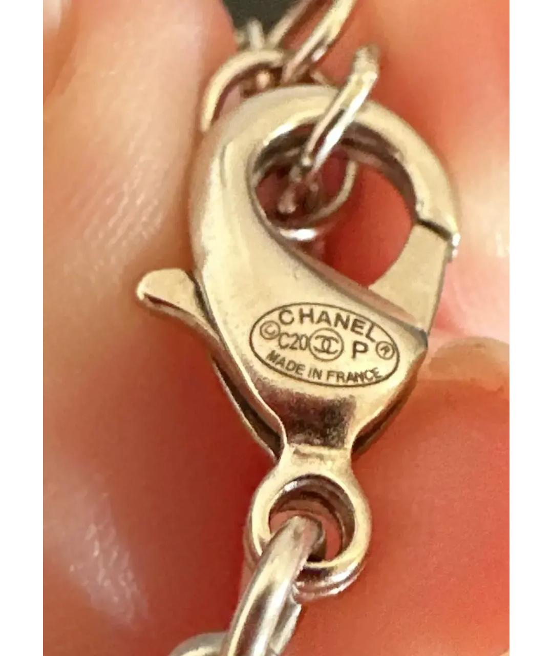 CHANEL Серебряное колье, фото 3