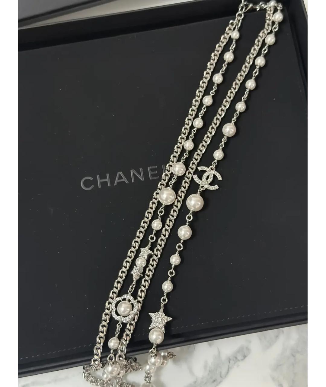 CHANEL Серебряное колье, фото 4