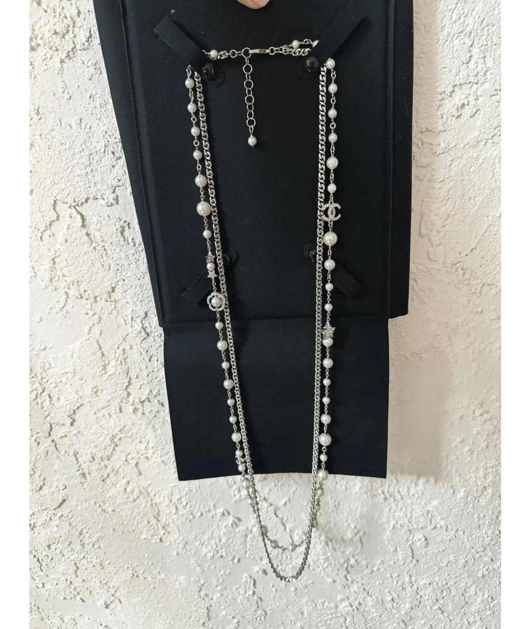 CHANEL Серебряное колье, фото 7