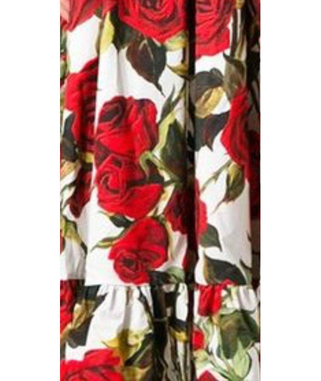 DOLCE&GABBANA BEAUTY Красный хлопковый сарафан, фото 3