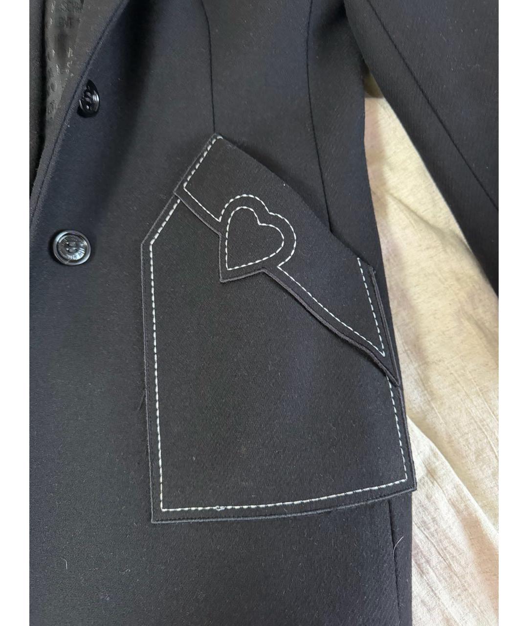 LOVE MOSCHINO Темно-синее пальто, фото 4