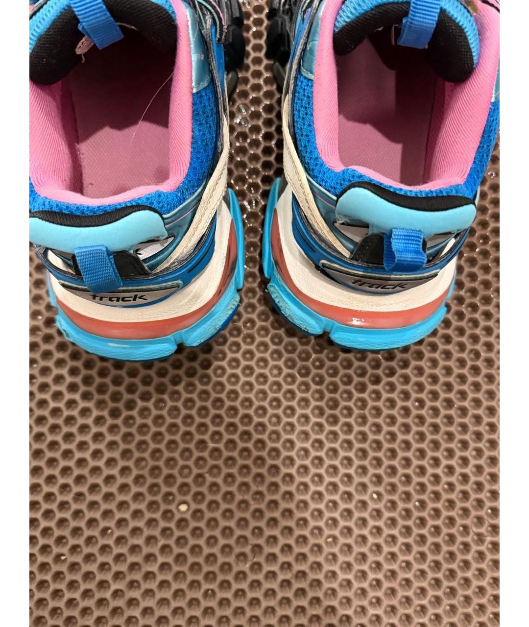 BALENCIAGA Синие текстильные кроссовки, фото 4