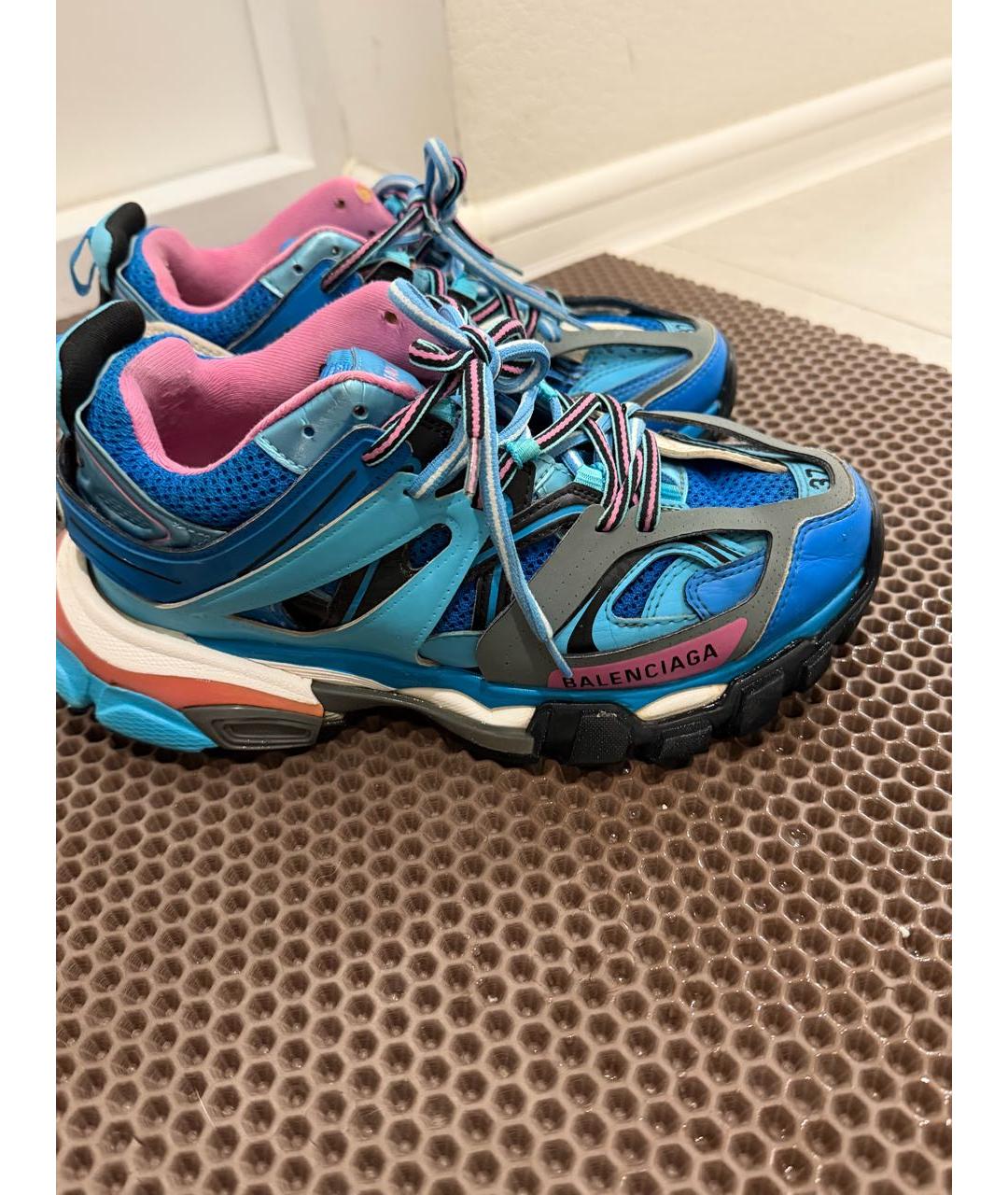 BALENCIAGA Синие текстильные кроссовки, фото 5
