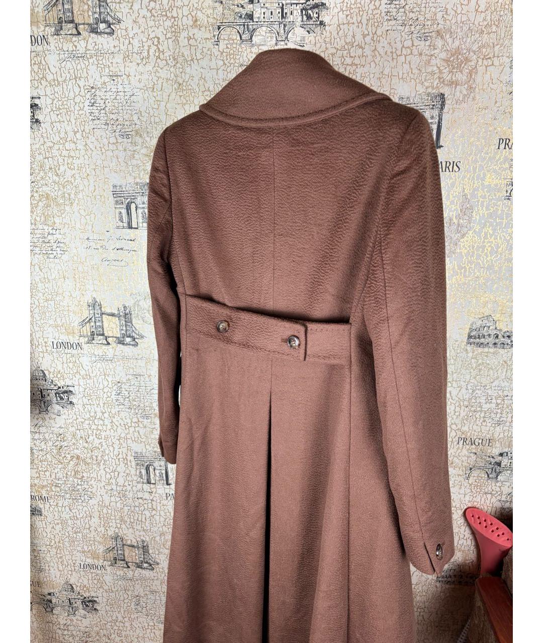 MAX MARA Бежевое кашемировое пальто, фото 4