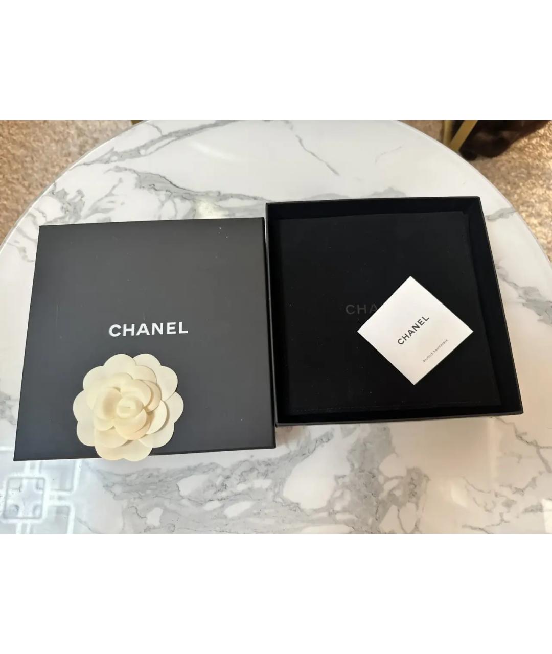 CHANEL Серебряное платиновое колье, фото 6
