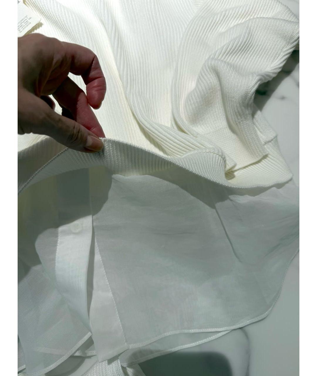 BRUNELLO CUCINELLI Белый хлопковый джемпер / свитер, фото 5