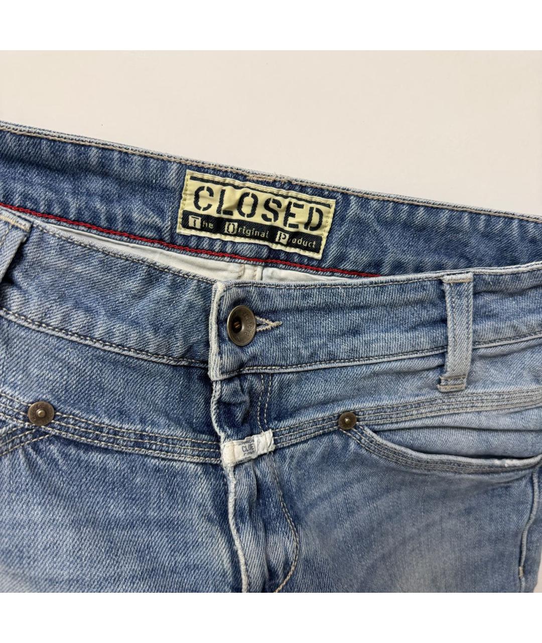 CLOSED Голубые хлопковые джинсы слим, фото 3