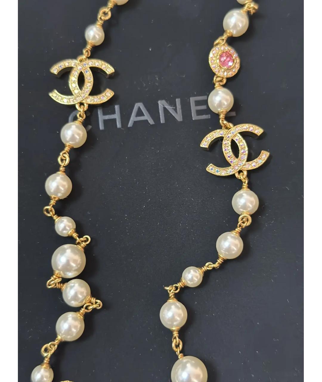 CHANEL Золотое колье, фото 4