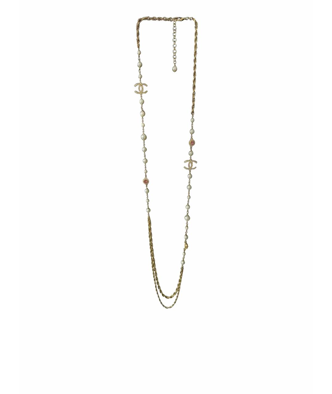 CHANEL Золотое колье, фото 1