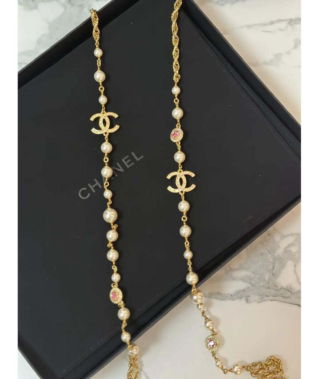 CHANEL Золотое колье, фото 5