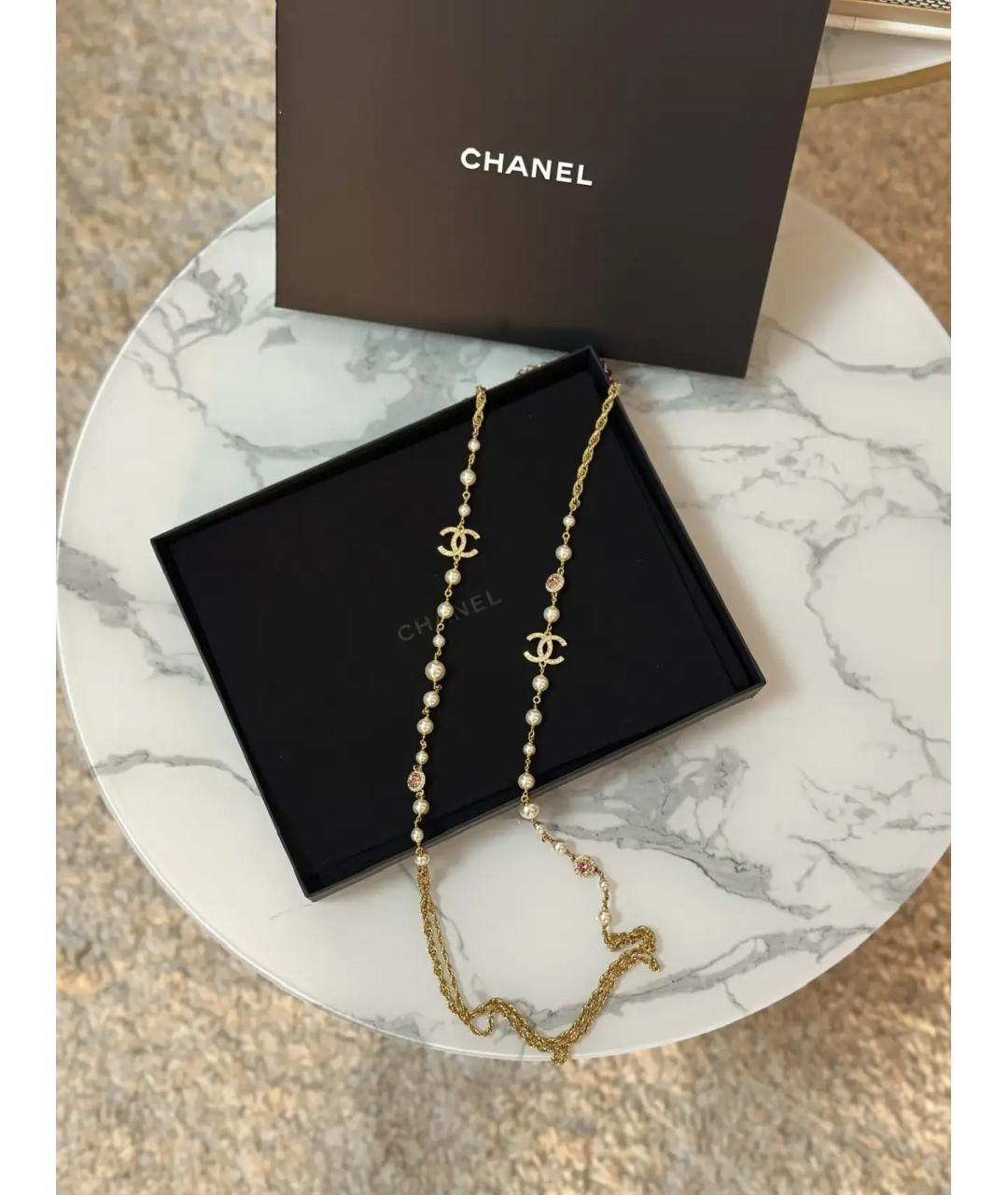 CHANEL Золотое колье, фото 6