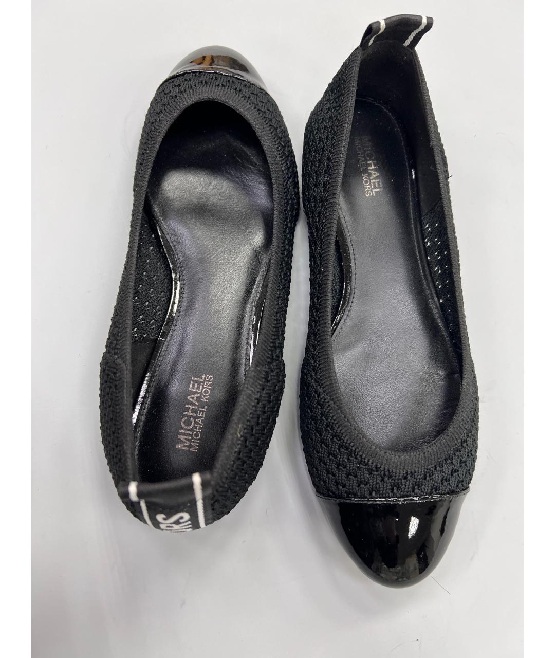MICHAEL KORS Черные балетки, фото 7
