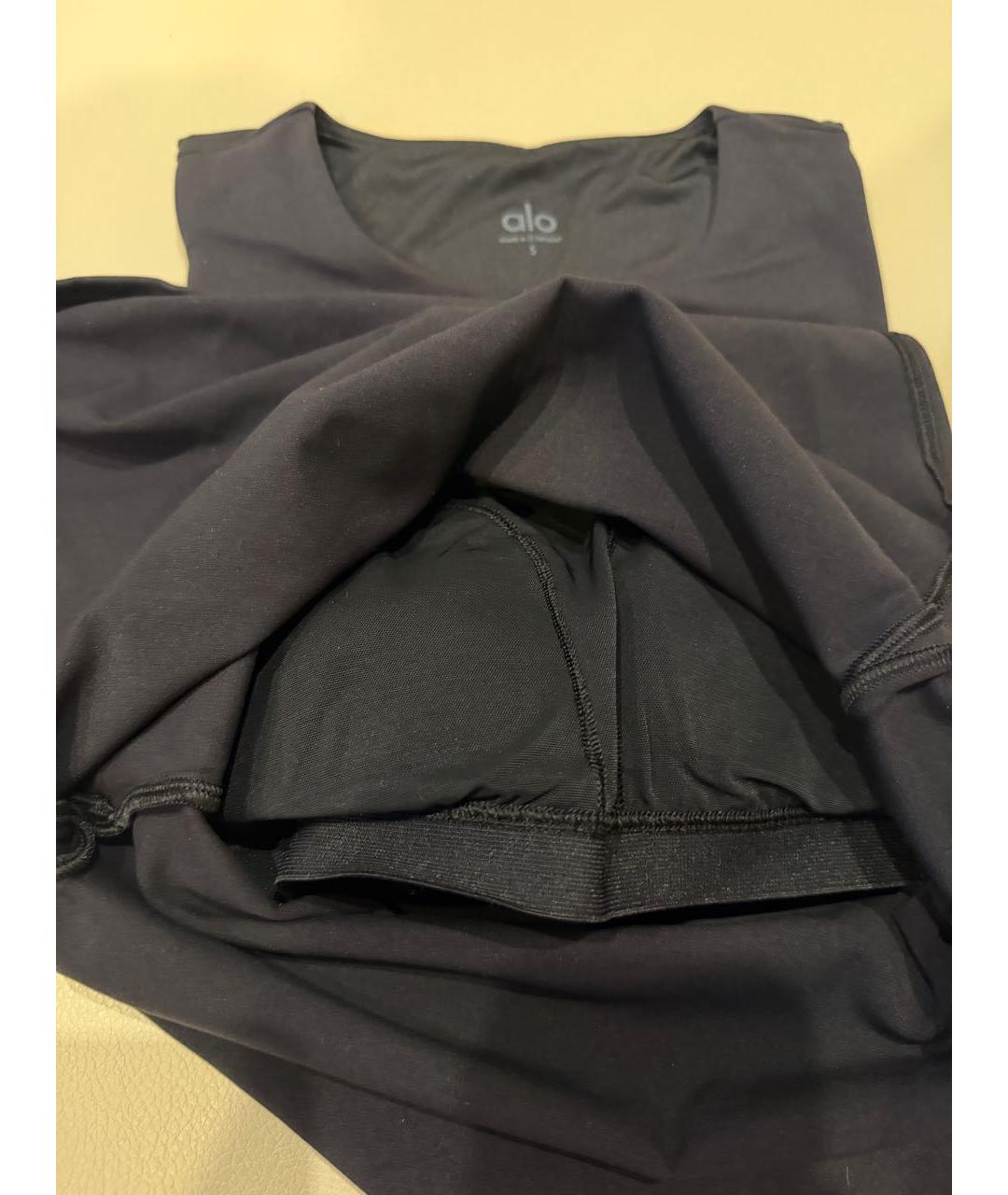 ALO YOGA Черная майка, фото 7