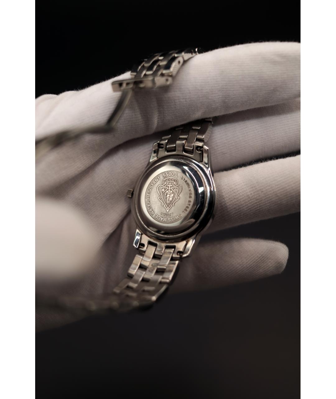 GUCCI Серебряные часы, фото 2