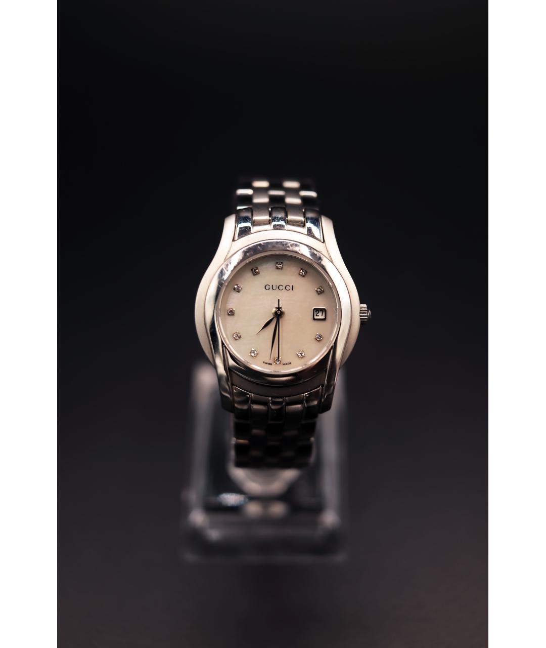 GUCCI Серебряные часы, фото 7