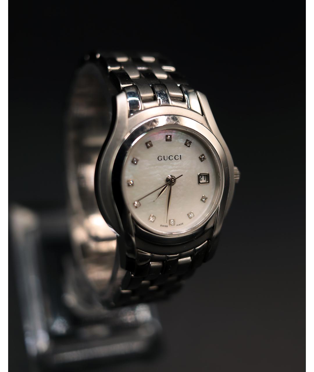 GUCCI Серебряные часы, фото 5