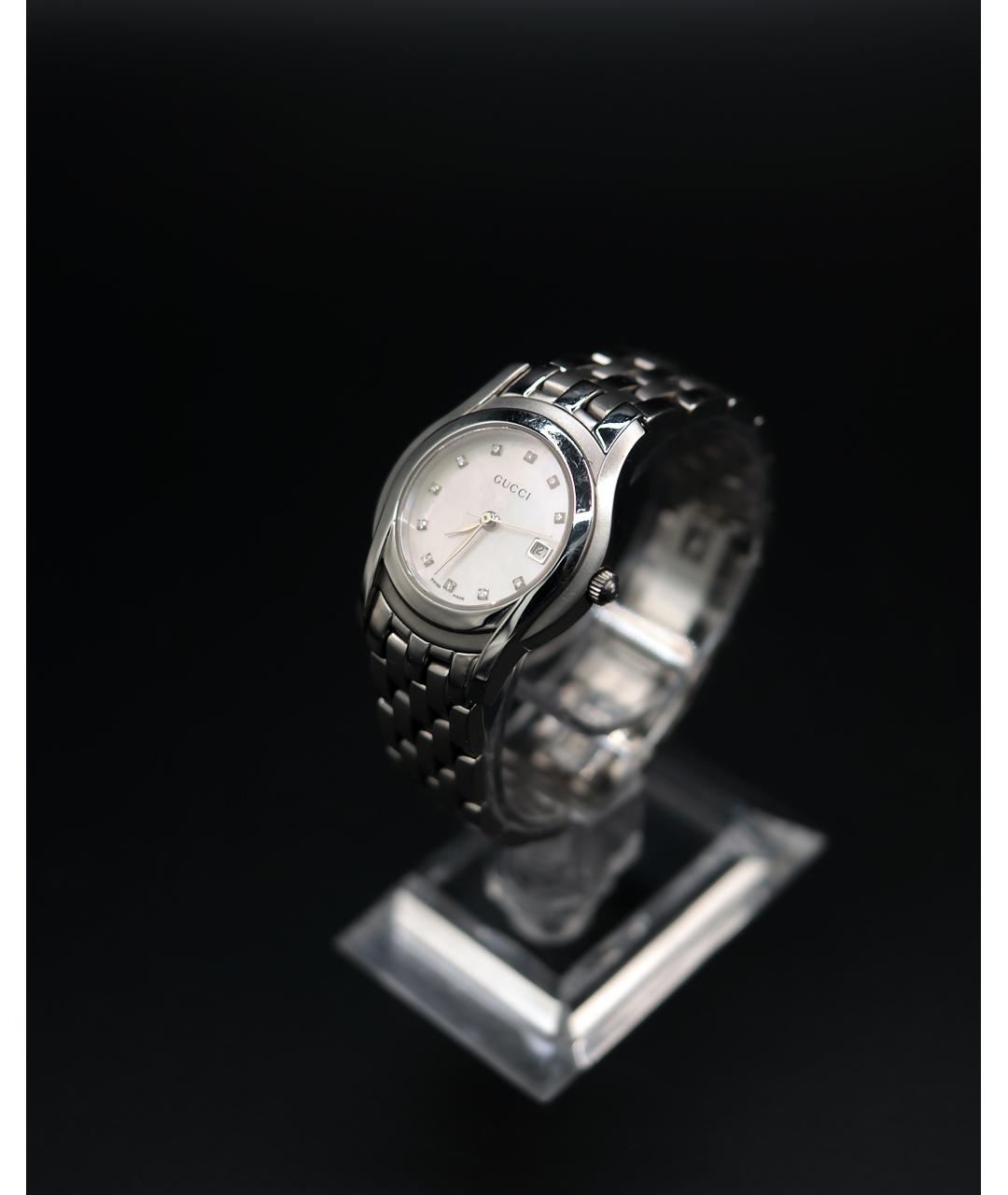 GUCCI Серебряные часы, фото 6