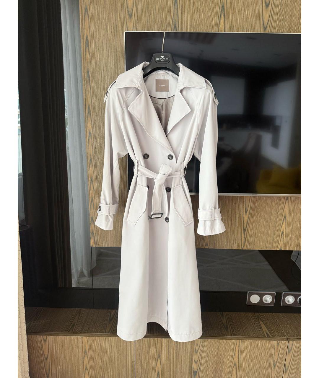 12 STOREEZ Серый полиэстеровый тренч/плащ, фото 2