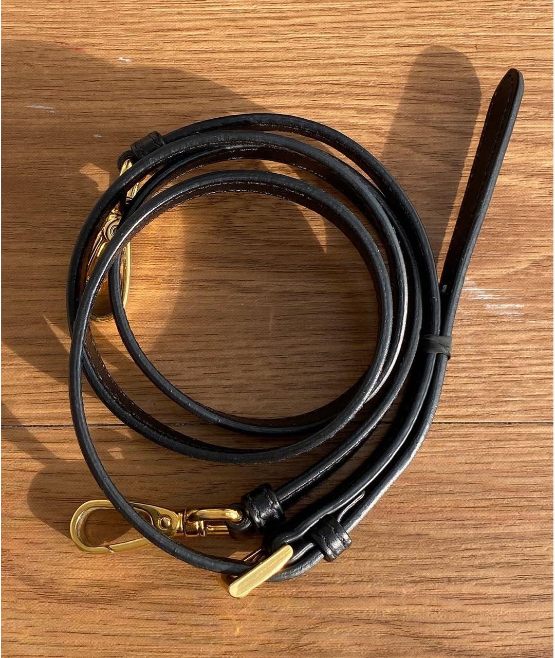 PRADA Черная кожаная сумка через плечо, фото 6