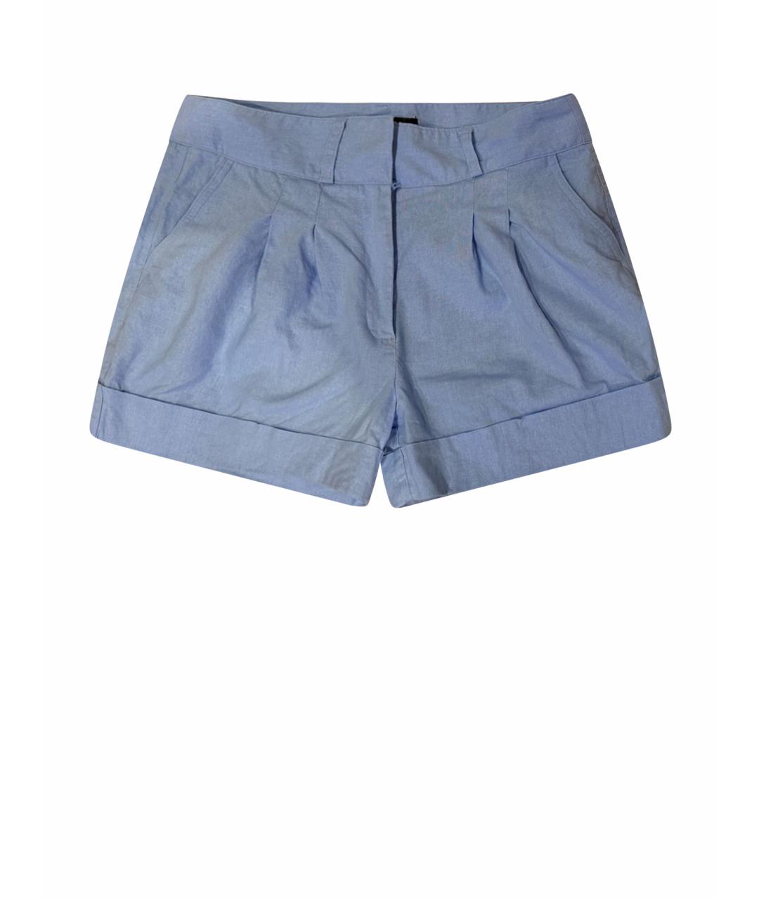 DKNY Голубые льняные шорты, фото 1