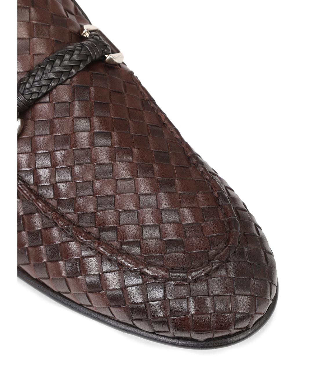 BARRETT Коричневые кожаные лоферы, фото 5