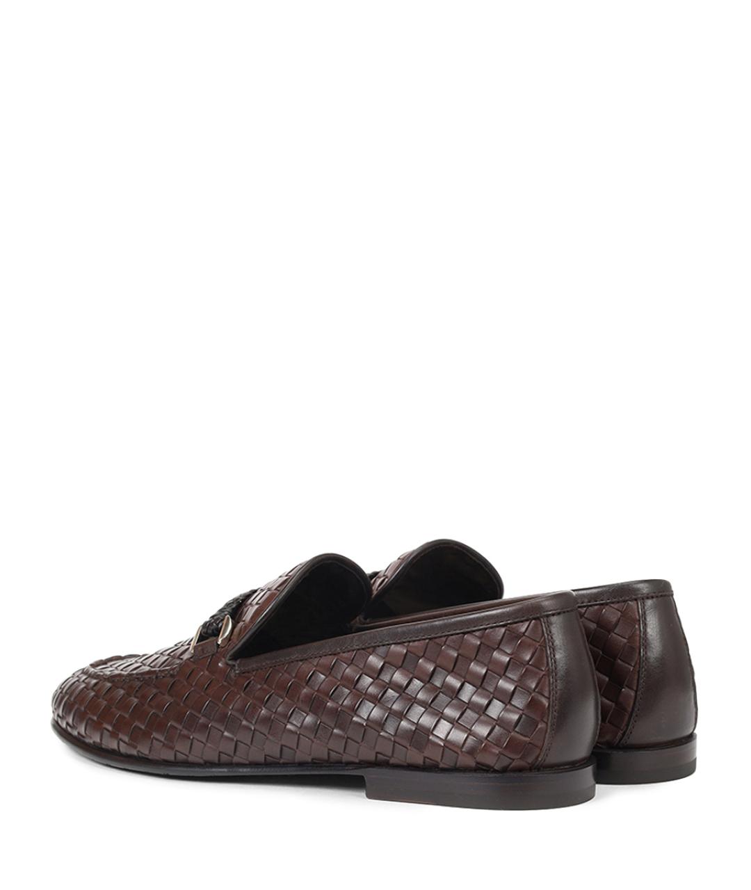 BARRETT Коричневые кожаные лоферы, фото 4