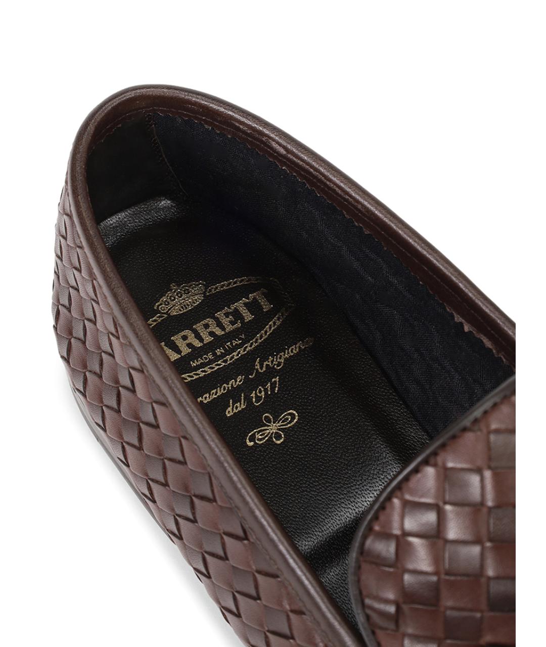 BARRETT Коричневые кожаные лоферы, фото 6