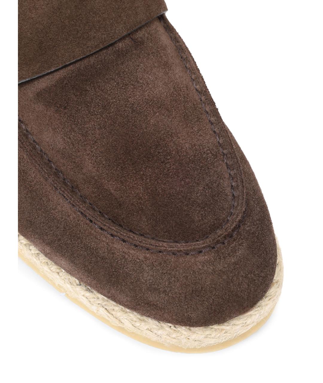 BARRETT Коричневые замшевые эспадрильи, фото 5